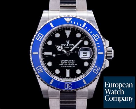 rolex submariner blue and 18k gold watch|rolex submariner date 126619lb.